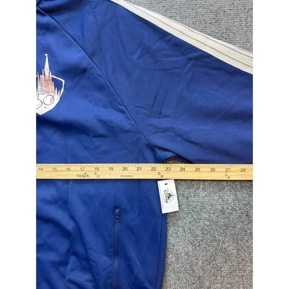 Disney Parks Women's Blue Track Suit Set Jacket L Pants M New Tags